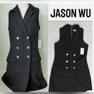 Jason Wu Sleevless Black Blazer Dress